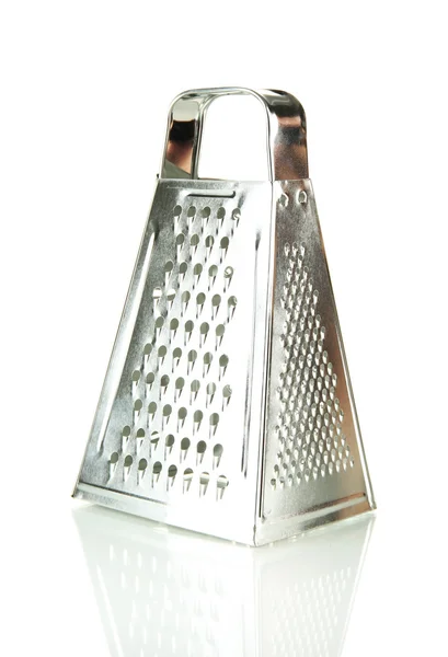 Metal grater, isolated on white — Stok fotoğraf