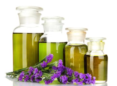 ilaç şişeleri üzerinde beyaz izole