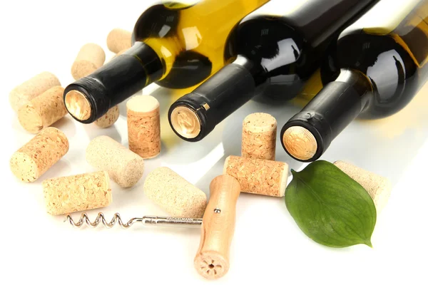 Wein und Korken hautnah — Stockfoto