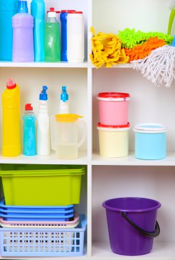 raflar içinde kiler ile temiz ev yakın çekim için