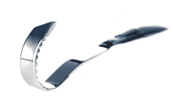 Tereyağı bıçağı, üzerinde beyaz izole — Stok fotoğraf