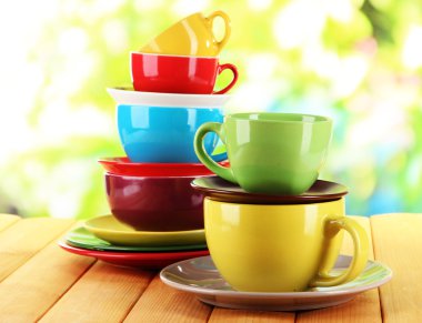 dağlar doğa arka plan üzerinde renkli yemekleri