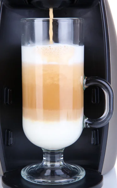 Layered coffee close up — Stock Photo, Image