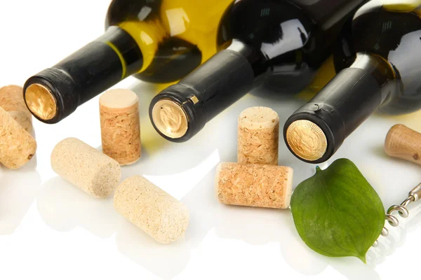 Wein und Korken hautnah — Stockfoto