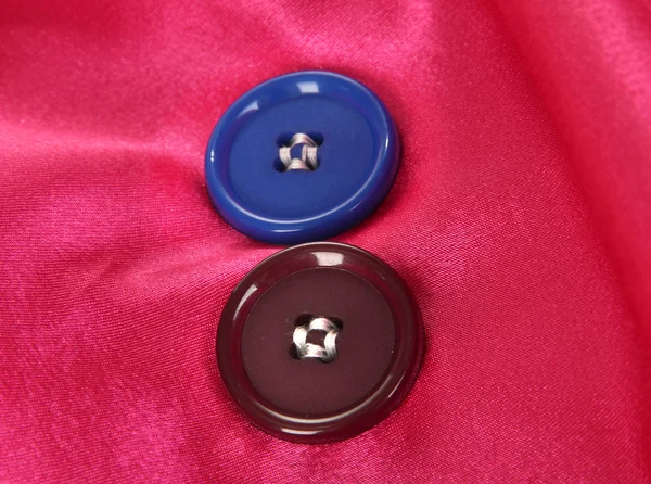 Two buttons on pink background — Stock Photo, Image