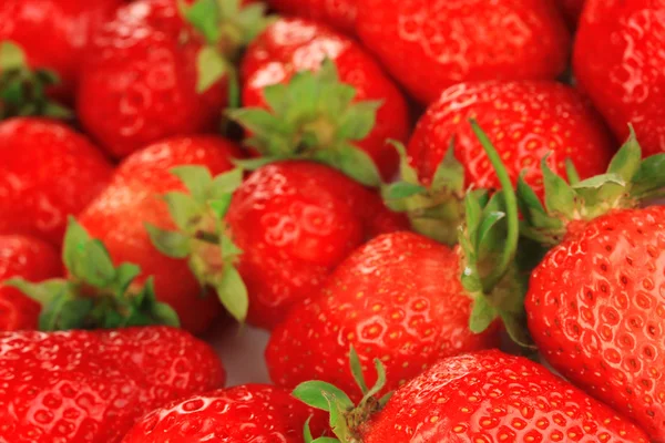 Frische Erdbeeren aus nächster Nähe — Stockfoto