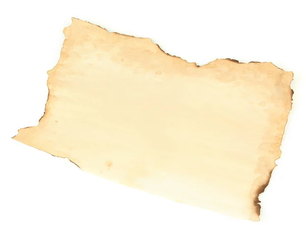 Gamla papper isolerad på vit — Stockfoto