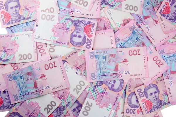 Hromadu peněz, ukrajinská — Stock fotografie