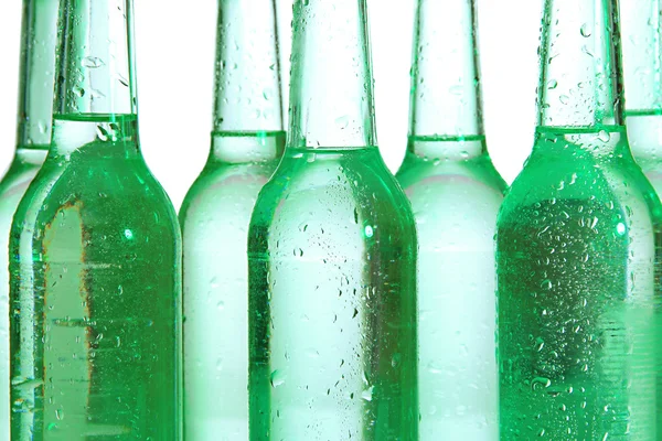 Water bottles close up — Stock Photo, Image