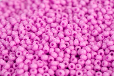 birçok boncuk pembe renkli closeup arka plan