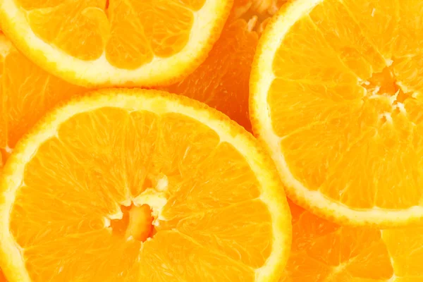 Tranches d'orange fond — Photo