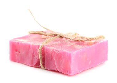 beyaz izole doğal el yapımı Sabun