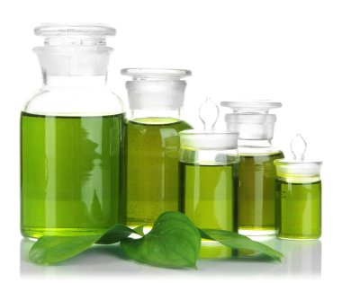 ilaç şişeleri üzerinde beyaz izole