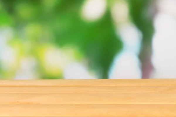 Fond avec table en bois — Photo