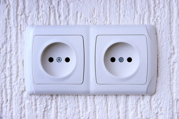 Two sockets on wall — Stock Photo, Image