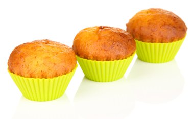 tatlı kek üzerine beyaz izole