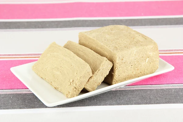 Tasty halva on table — Stock Photo, Image