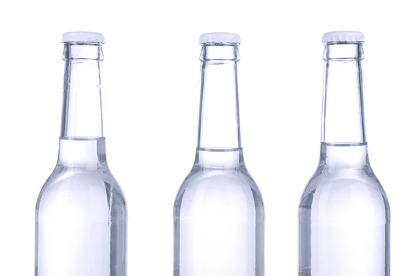 Botellas de agua aisladas en blanco — Foto de Stock