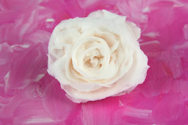 Cukier różany, na kolor tła — Zdjęcie stockowe