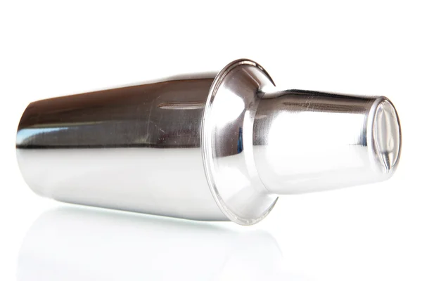 Whit üzerinde izole kokteyl shaker — Stok fotoğraf