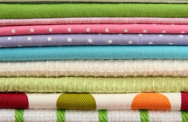 Kitchen towels, close up — Stok fotoğraf