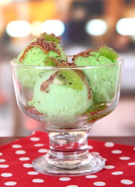 lezzetli dondurma kafe tablo