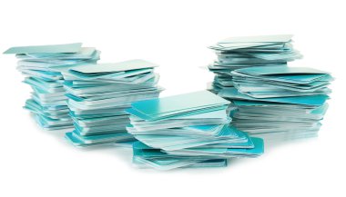 kartvizit, üzerinde beyaz izole