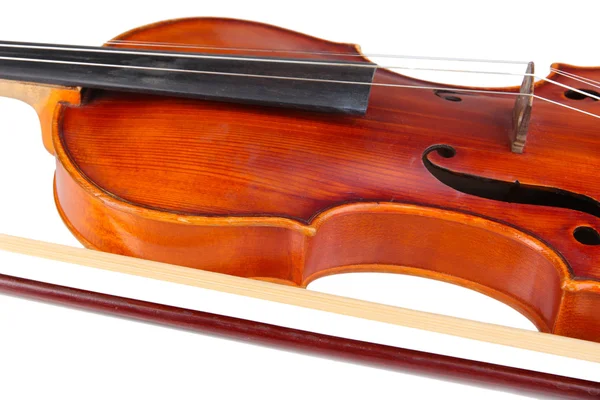 Классическая скрипка вблизи — стоковое фото