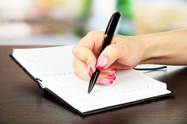 defter, parlak zemin üzerine imza el
