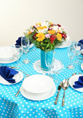 Kahvaltı için güzel Tablo ayarı