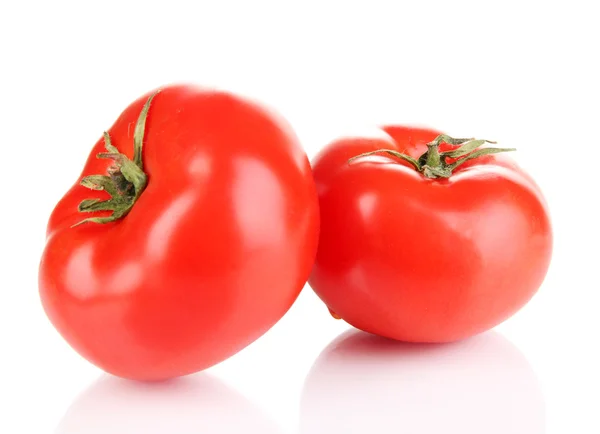 Tomates maduros isolados à base de trigo — Fotografia de Stock