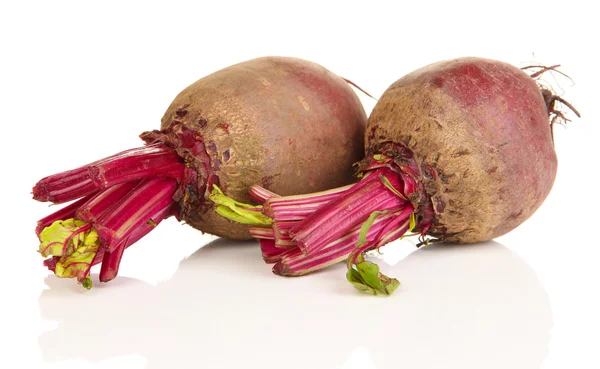 Young beets isolated on white — Stock Photo, Image