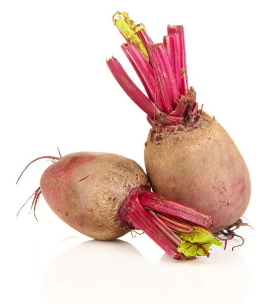 Young beets isolated on white — Stock Photo, Image