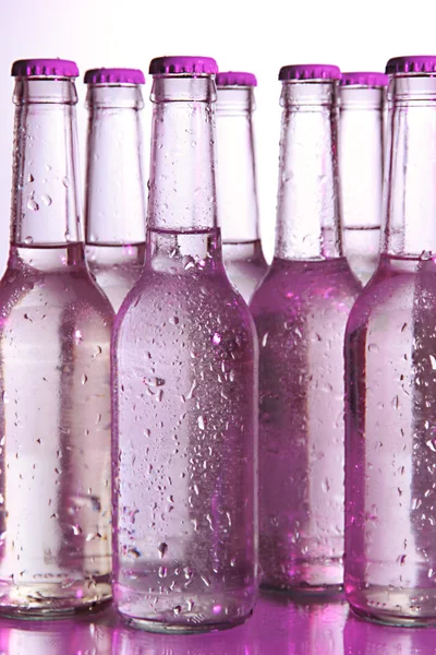 Water bottles close up — Stock Photo, Image