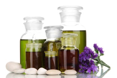 ilaç şişeleri üzerinde beyaz izole