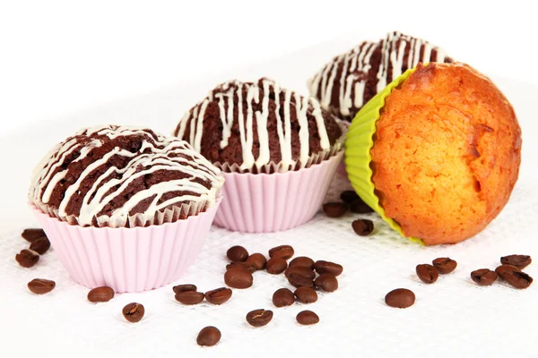 Süße Cupcakes aus nächster Nähe — Stockfoto