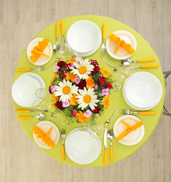 Hermosa mesa para el desayuno —  Fotos de Stock