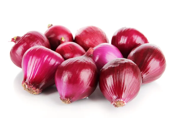Purple onion isolated on white — Stock Photo, Image