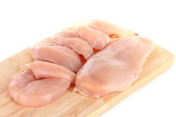 Kurczak mięso na białym tle — Zdjęcie stockowe