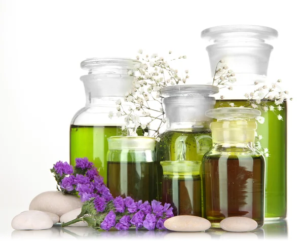 ilaç şişeleri üzerinde beyaz izole