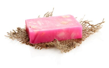 beyaz izole doğal el yapımı Sabun