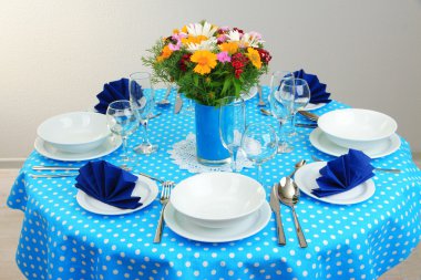 Kahvaltı için güzel Tablo ayarı