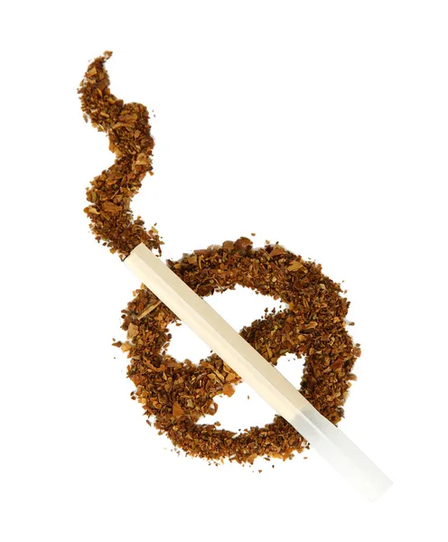 Tobacco isolated on white — Stock Photo, Image