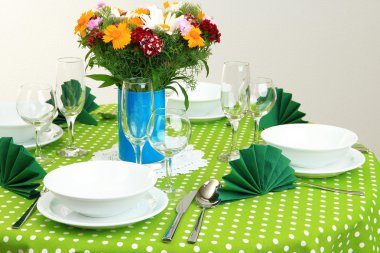 Kahvaltı için güzel Tablo ayarı