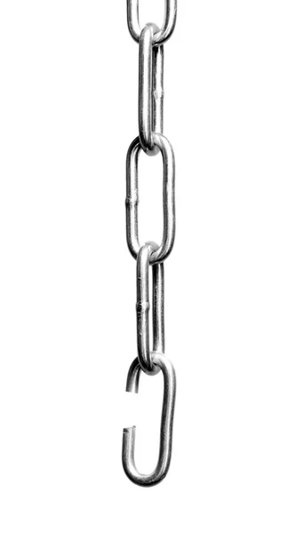 Broken chain on gray background — Stock Photo, Image