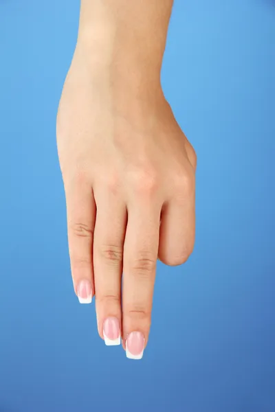 Helyesírás-ellenőrzés az amerikai jelnyelv (Asl) ábécé ujját. Levél M — Stock Fotó