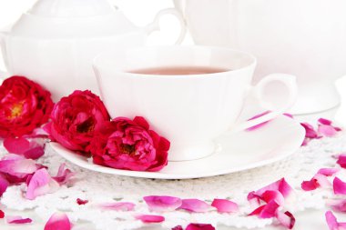 Gül çayı yakın çekim