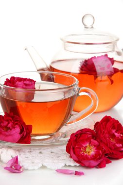 Gül çayı yakın çekim