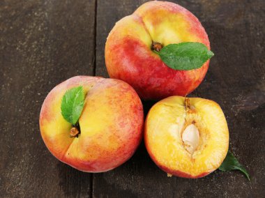 Şeftali ahşap tablo