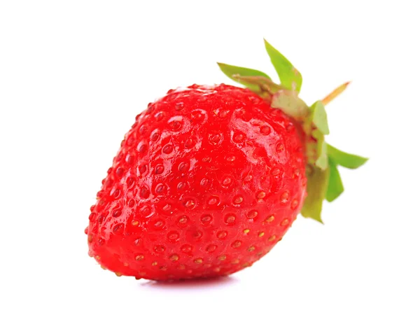 甜的草莓，孤立在白色 — 图库照片